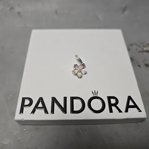 PANDORA DANGLE CHARM SILVER CHERRY BLOSSOM