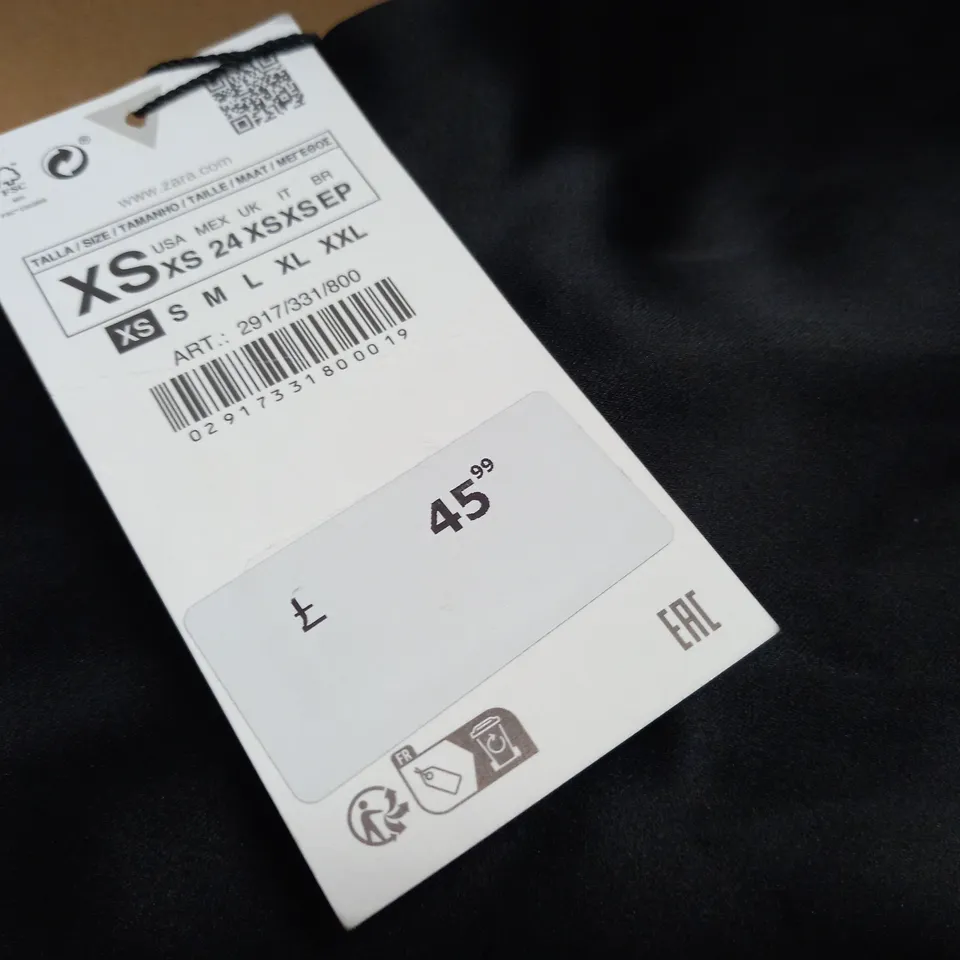 ZARA BLACK MAXI DRESS - UK XS