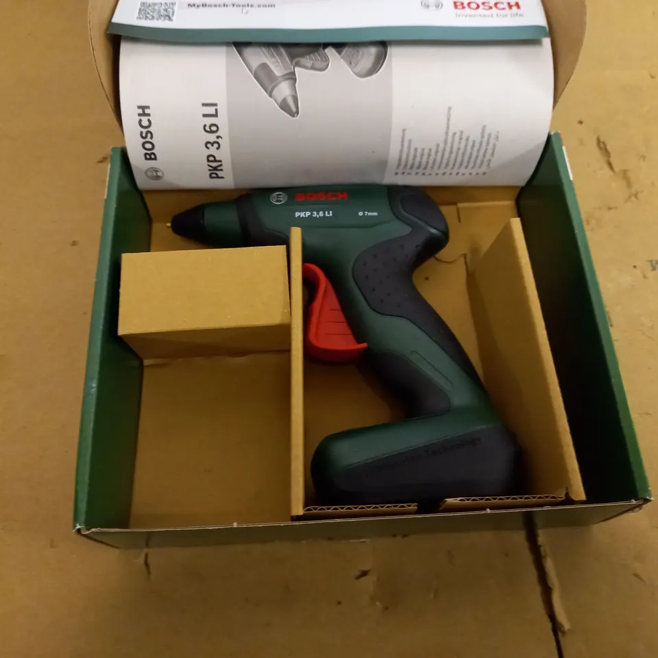 BOSCH CORDLESS GLUE GUN PKP