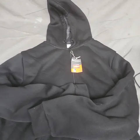 MOUNTAIN WAREHOUSE BLACK FLEECE HOODED TOP - XL