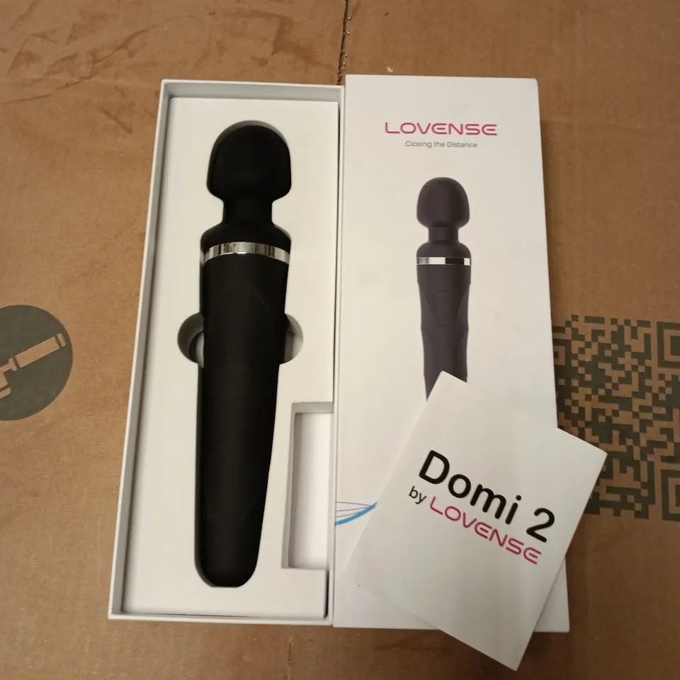 BOXED LOVENSE DOMI 2 BLUETOOTH REMOTE CONTROLLED WAND VIBRATOR