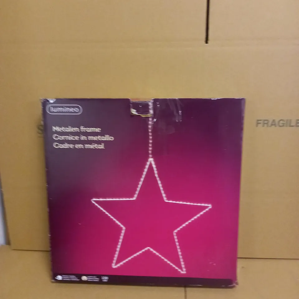 LUMINEO STAR SHAPED METAL FRAME