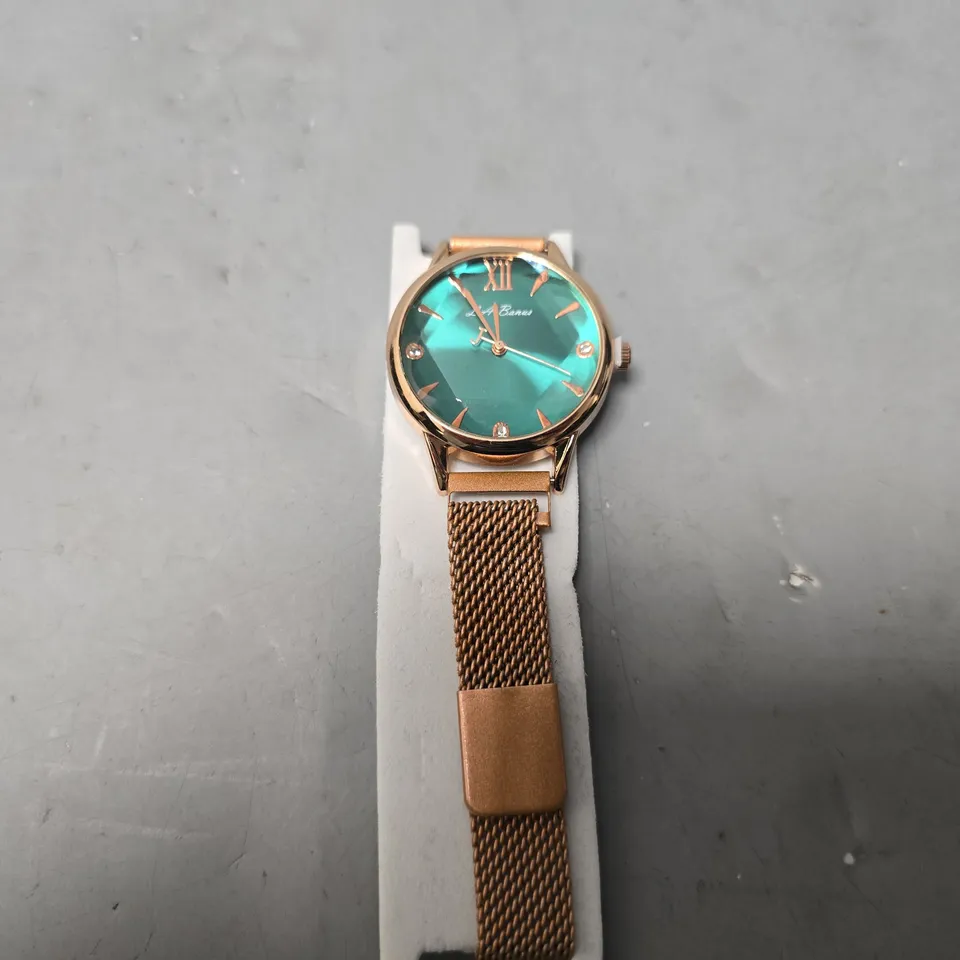 LA BANUS WATCH – 12 HOUR CLOCK - METAL STRAP WITH MAGNETIC CLASP