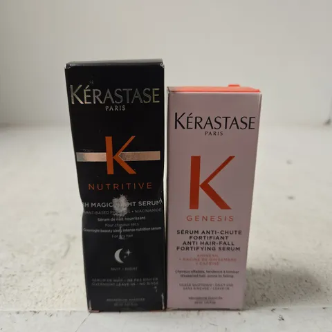 KERASTASE PARIS GENESIS FORTIFYING SERUM & NUTRITIVE NUIT HAIR SERUMS (2-PACK)