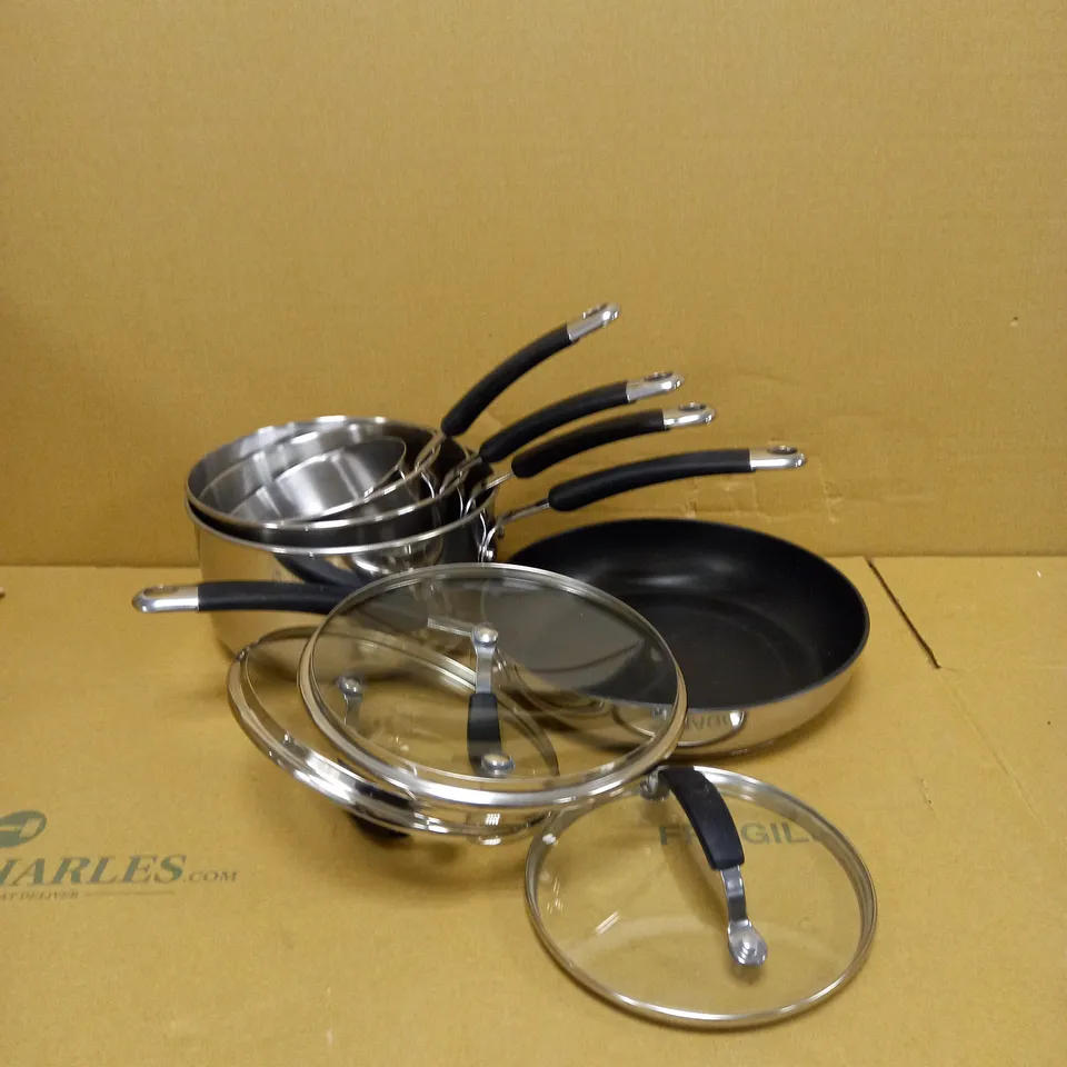 MEYER INDUCTION STAINLESS STEEL COOKWARE SET