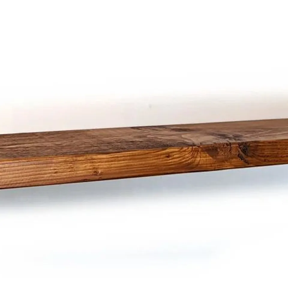BOXED HANDMADE WOODEN FLOATING SHELF 220MM