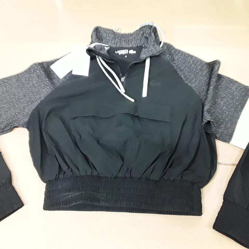 LACOSTE SPORT STYLE QUARTER ZIP PULL OVER JUMPER - 34