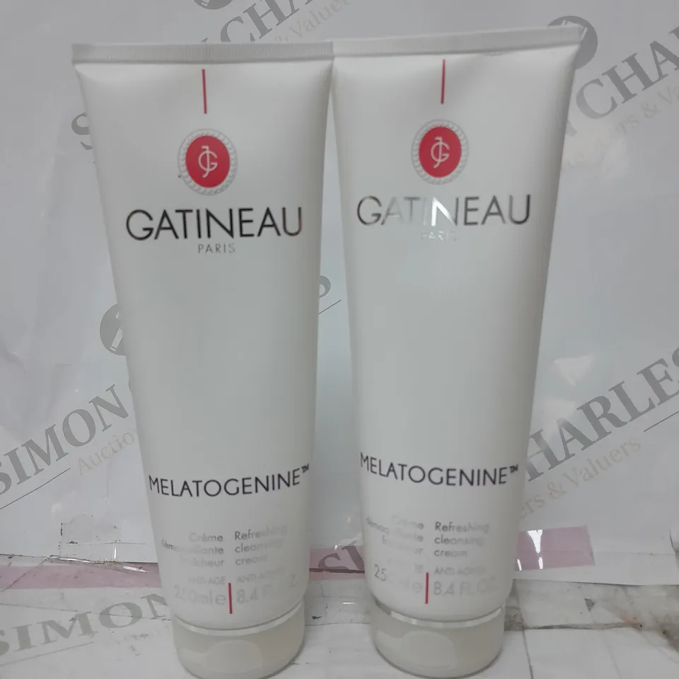 2X BOTTLES OF GATINEAU REFRESHING CLEANSING CREAM 250ML
