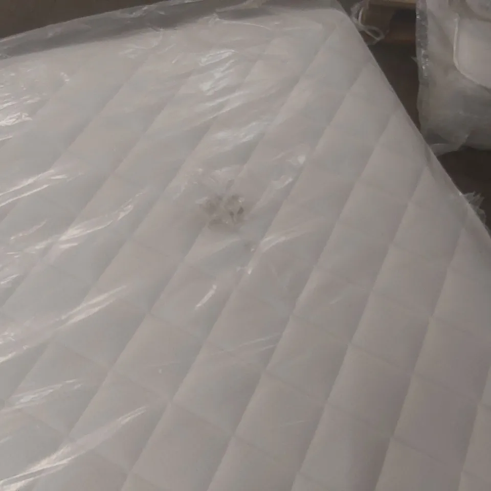 QUALITY BAGGED DOUBLE 135cm AIRSPRUNG LUXURY QUILTED MEDIUM MATTRESS