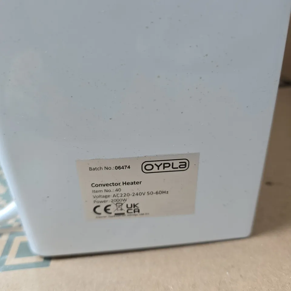 OYPLA CONVECTOR HEATER 2000W – 220-240V
