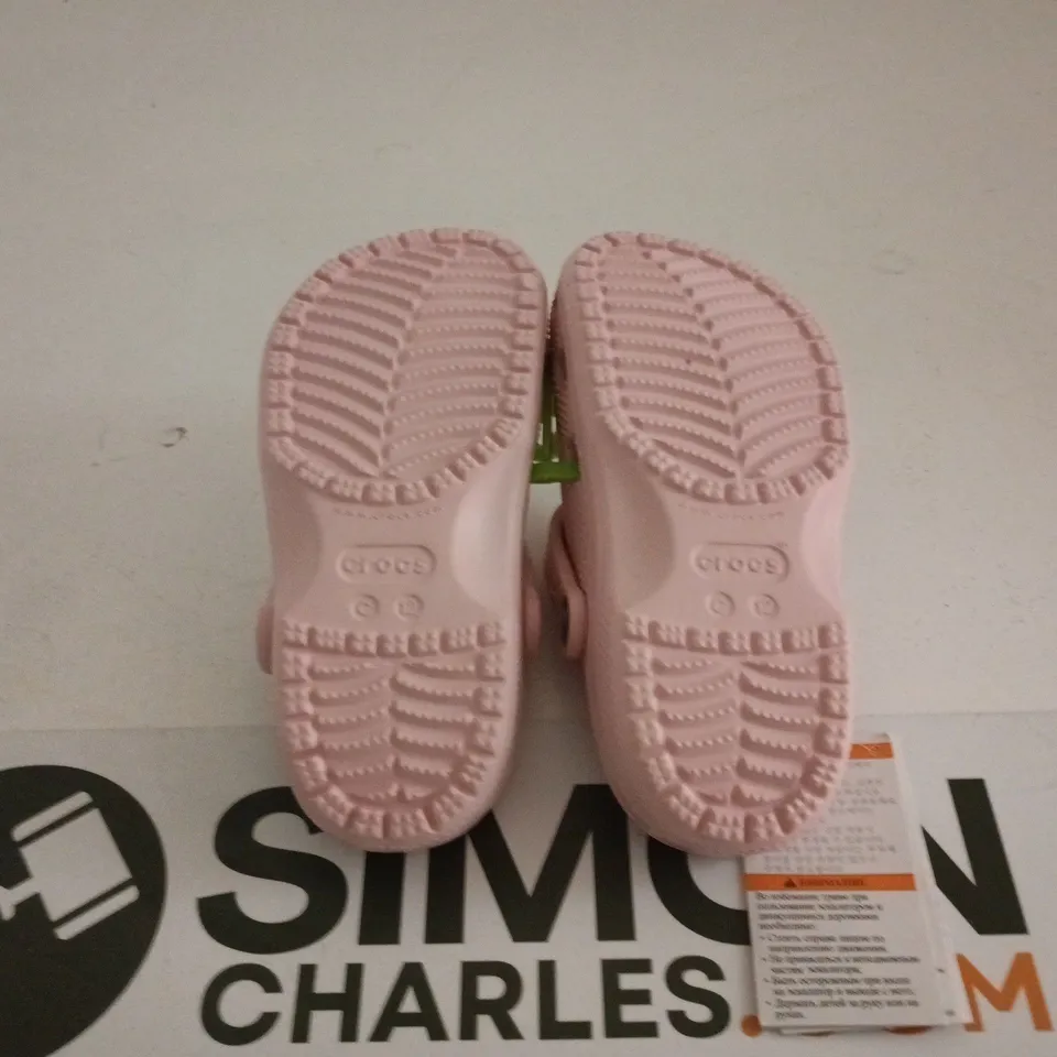 CROCS CLASSIC CLOG PINK KIDS SIZE C12