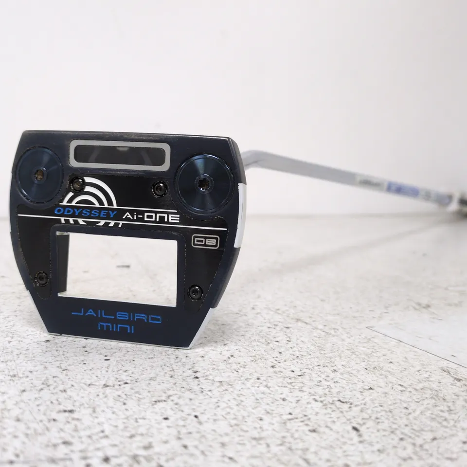 ODYSSEY JAILBIRD MINI PUTTER HEAD WITH STROKE LAB SHAFT