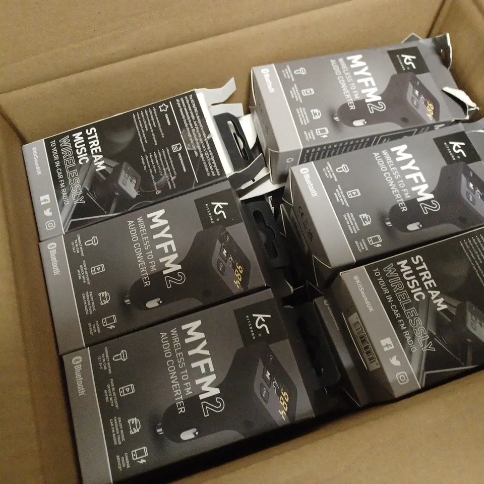 LOT OF APPROX. 18 KITSOUND MYFM2 WIRELESS TO FM AUDIO CONVERTER - KSMYFM2