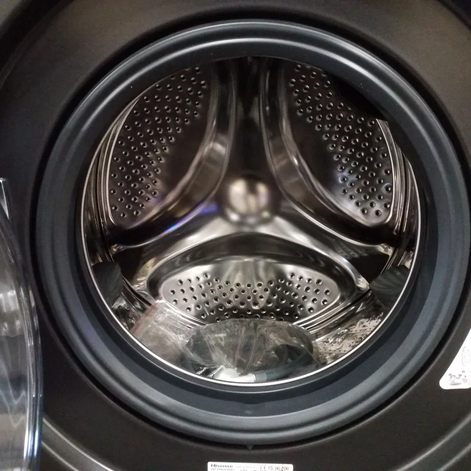 HISENSE WF3S8043BB3 WASHING MACHINE, 8KG, 1400 SPIN, BLACK, A RATED