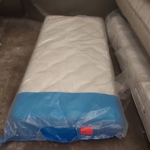 QUALITY BAGGED SINGLE 90cm AIRSPRUNG LUXURY QUILTED MEDIUM MATTRESS