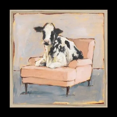 BOXED MOO-VING IN BY ETHAN HARPER - PAINTING (1 BOX)