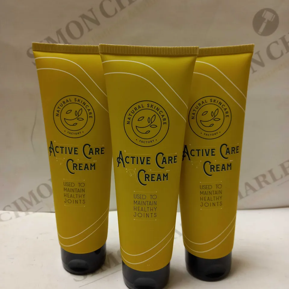 3 X 120ML NATURAL SKIN FACTORY ACTIVE CARE CREAM 
