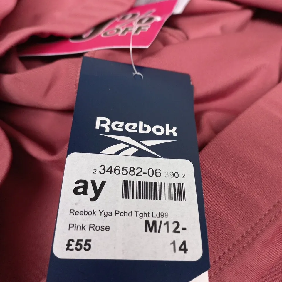 REEBOK YOGA TIGHT – PINK ROSE, SIZE M