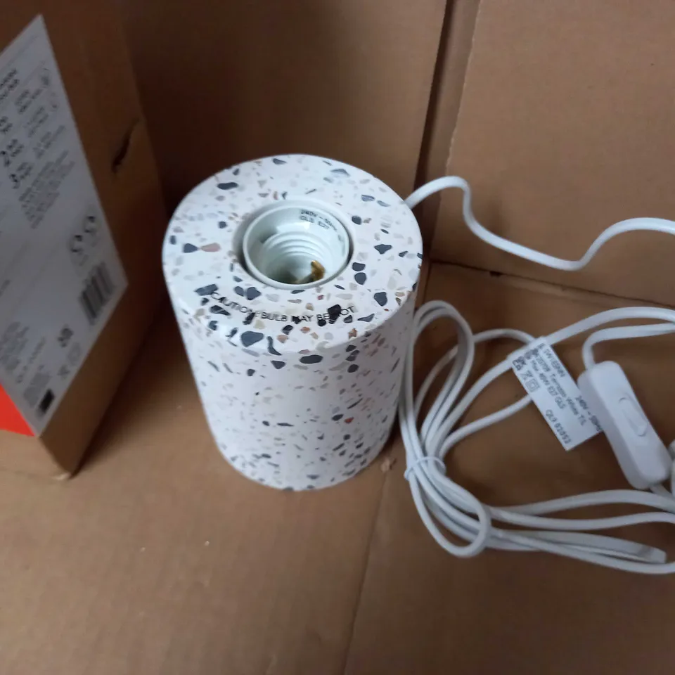 BOXED JOHN LEWIS TERRAZZO BULBHOLDER