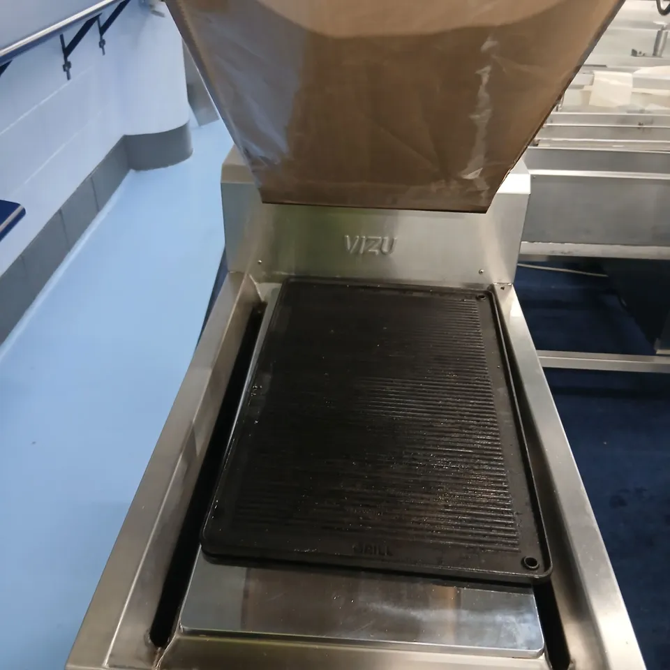 VIZU 450 FREESTANDING SMOOTH PLATE CLAM GRIDDLE VICG450OCL