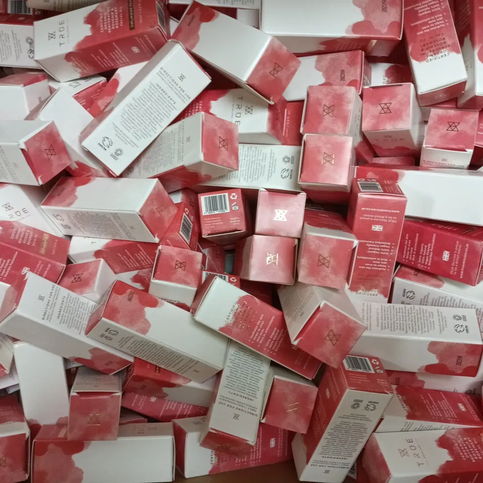 APPROXIMATELY 60 BOXED TRUE SKINCARE CERTIFIED ORGANIC FACIAL OILS – ROSEHIP & ROSEMARY, 10ML