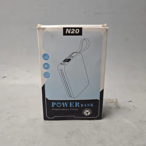 BOXED N20 POWER BANK IN BLACK 