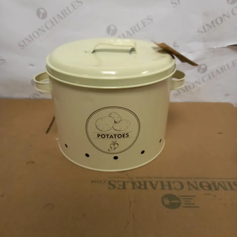 ESSCHERT'S DESIGN C2070 POTATO STORAGE TIN
