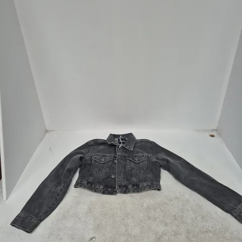 WÅVEN DENIM JACKET – GREY WASHED, SIZE M