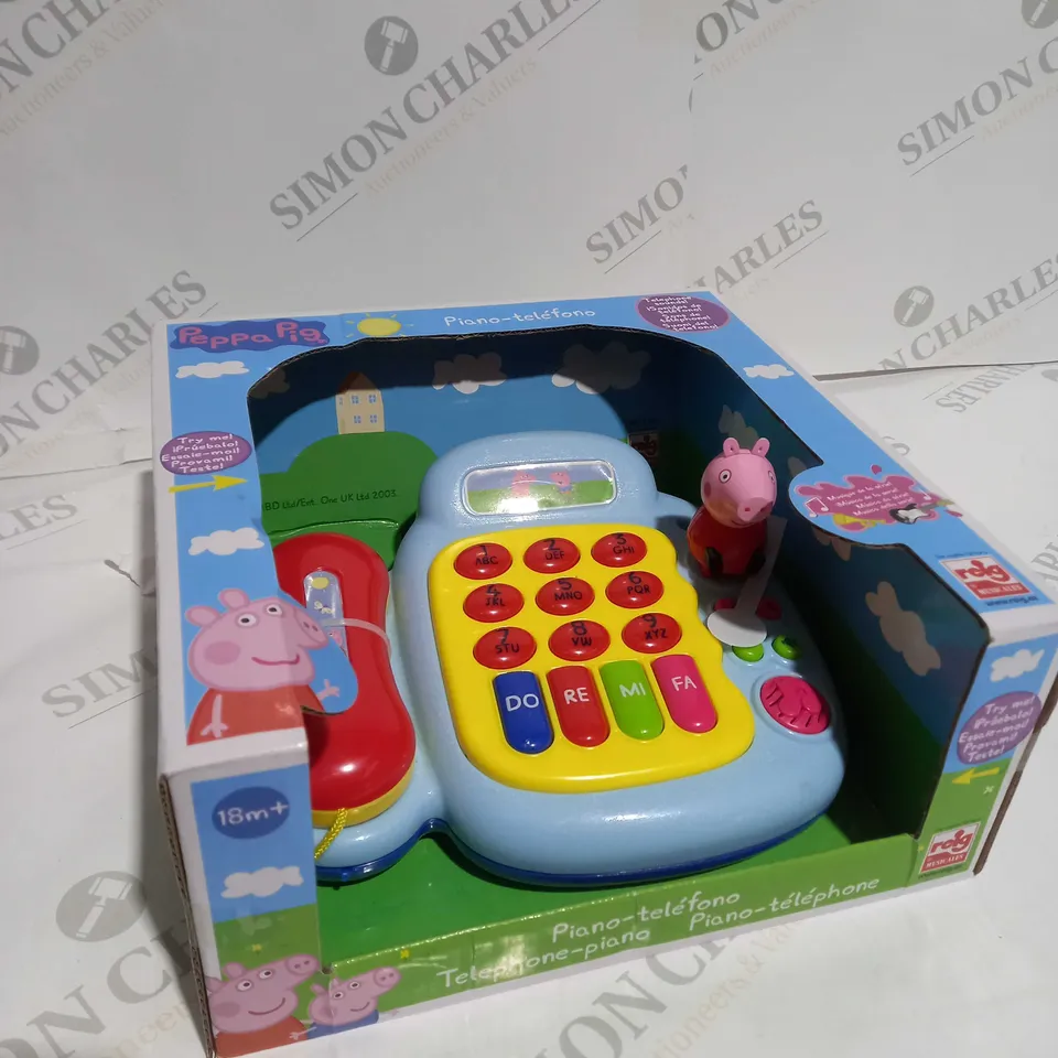 PEPPA PIG TELEPHONE AND FIGURE WITH BUILT IN MUSIC AND SOUNDS