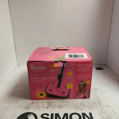 SWAN 2.5 LITRE TURBO SPIN MOP β PINK BOXED (LYNSEY DESIGN)