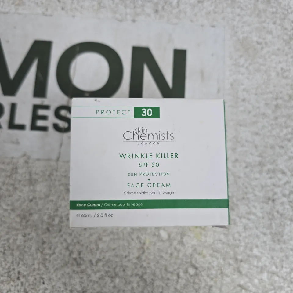 SKINCHEMISTS WRINKLE KILLER SPF 30 FACE CREAM – LONDON, 60ML