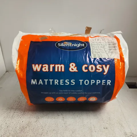 SILENTNIGHT WARM & COSY MATTRESS TOPPER - SINGLE