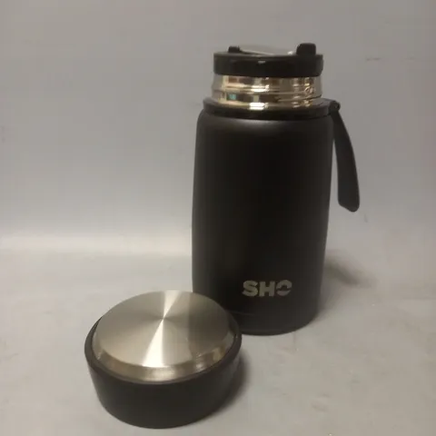 SHO METAL INSULATED FOOD BOTTLE IN BLACK 800ML