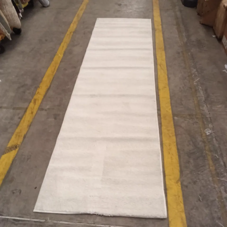 CREAM RUNNER RUG – HOME & FURNITURE 300 CM X 80 CM