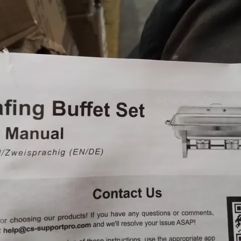 BOXED CHAFING BUFFET SET