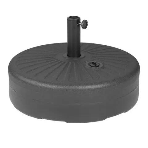BOXED BOLERO BLACK PLASTIC PARASOL BASE 40LTR