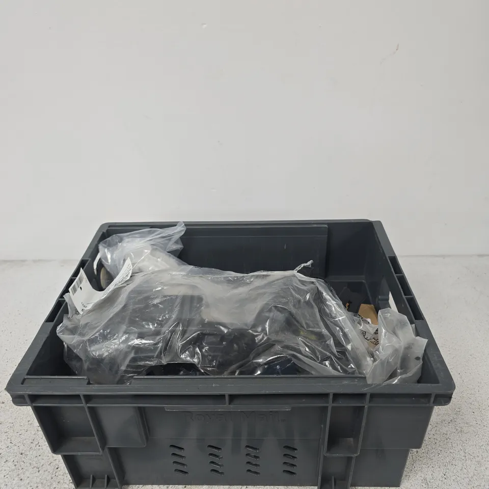 APPROXIMATELY 15 ASSORTED ITEMS INCLUDING REAR BUMPER BRACKET AND A MERCEDES BENZ MANUAL