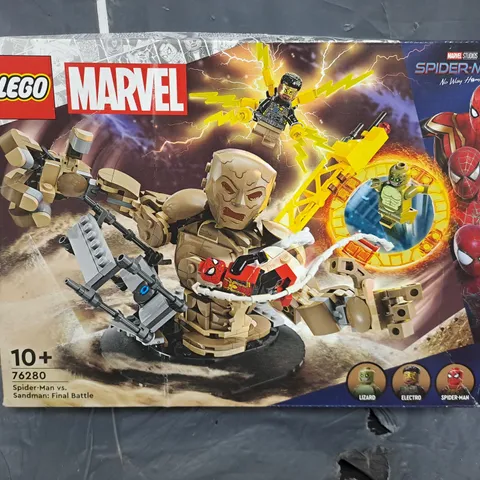 BOXED LEGO SPIDER-MAN NO WAY HOME SPIDER-MAN VS SANDMAN: FINAL BATTLE 76280