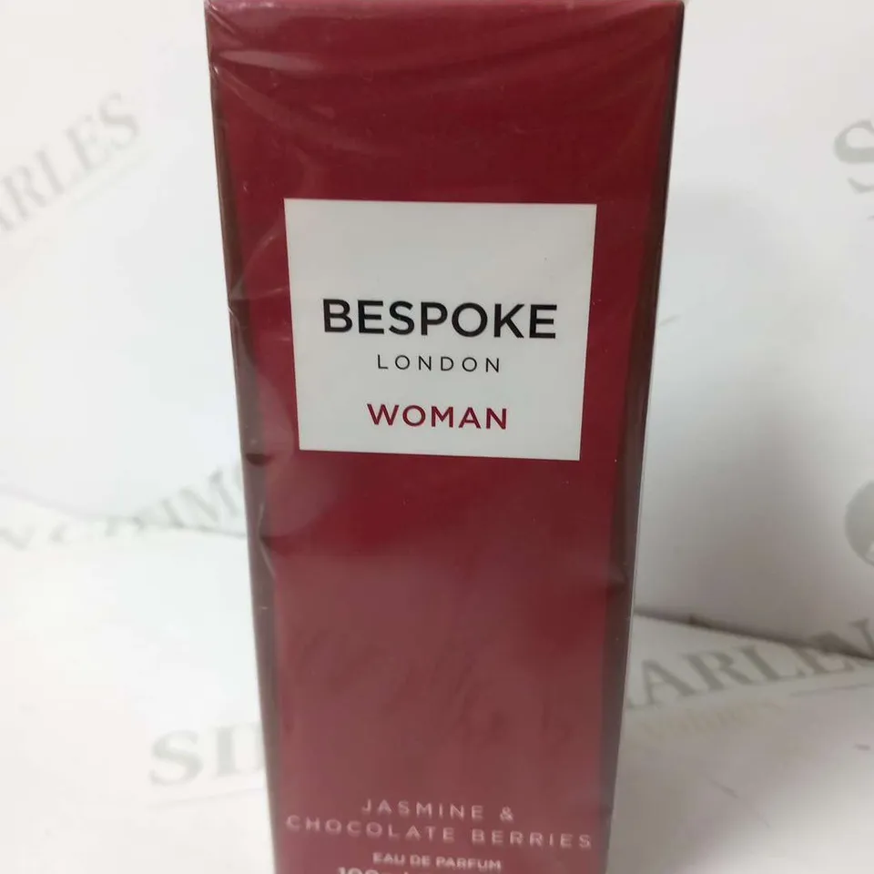 BOXED AND SEALED BESPOKE LONDON WOMAN JASMINE AND CHOCOLATE BERRIES EAU DE PARFUM 100ML