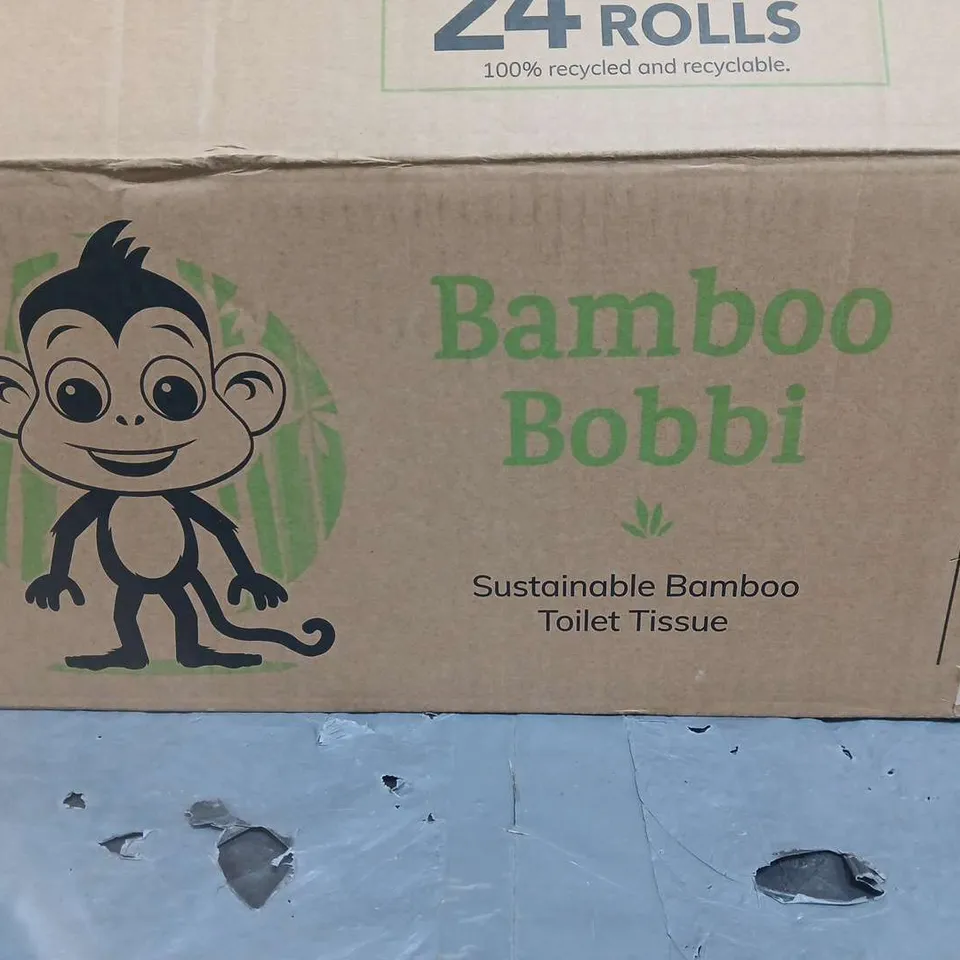 BAMBOO BOBBI 24-ROLL BOXED OF SUSTAINABLE TOILET TISSUE