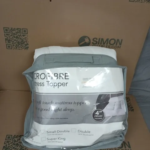 OEKO-TEK MATTRESS TOPPER – 4IN (10CM) THICK, SINGLE