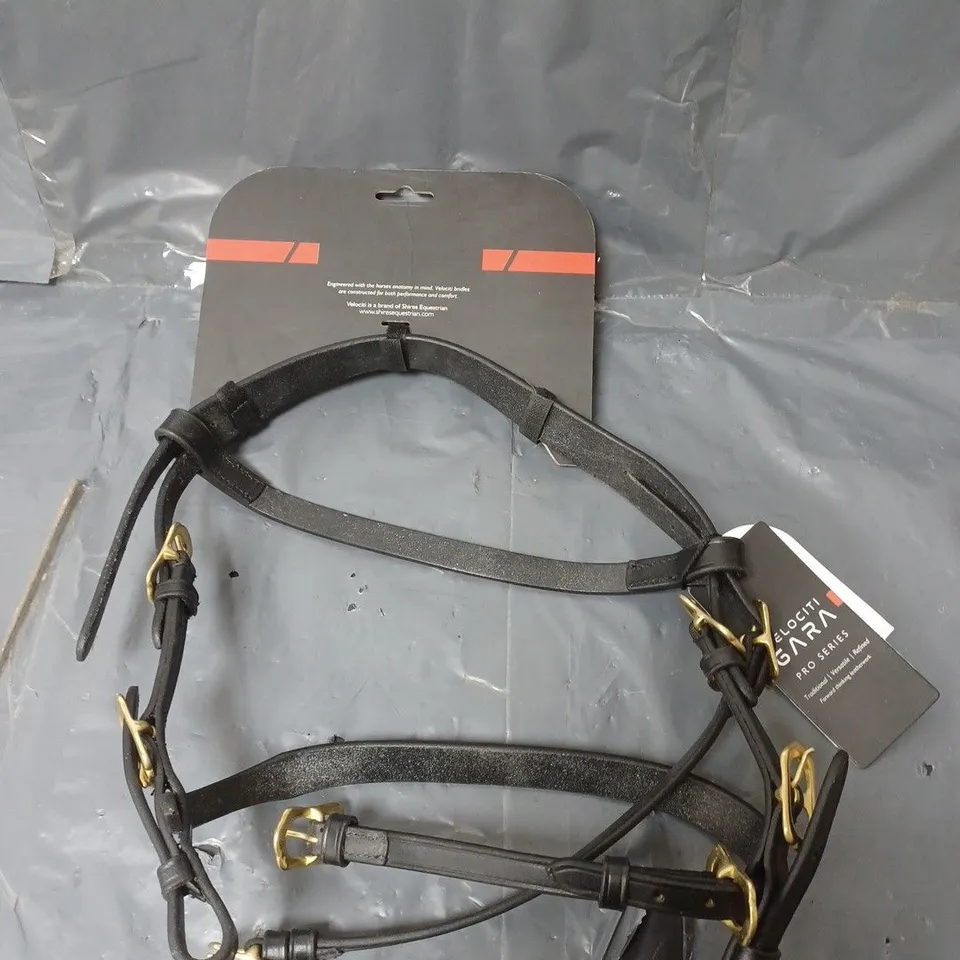 VELOCITI GARA PLAIN INHAND BRIDLE BLACK