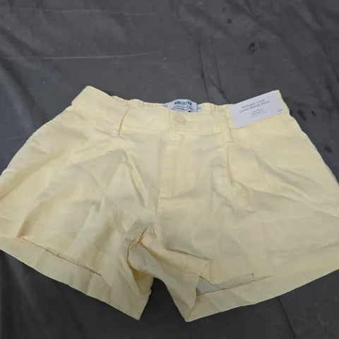 HOLLISTER LINEN-BLEND SHORT, LOW-RISE – WOMEN'S, UK 6 (XS)