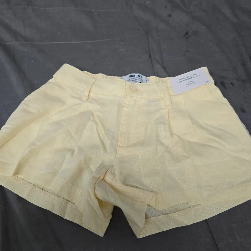 HOLLISTER LINEN-BLEND SHORT, LOW-RISE – WOMEN'S, UK 6 (XS)