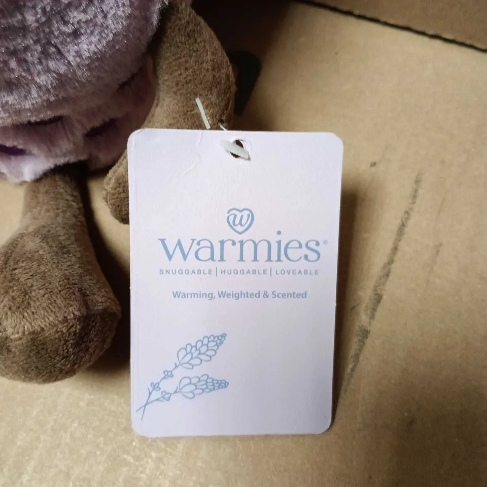 WARMIES SNUGGABLE PLUSH TOY – LAVENDER SCENTED (LILAC/PURPLE)