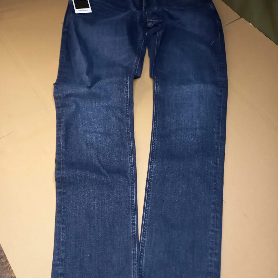 JACK & JONES SLIM GLENN JEANS IN NAVY - W34/L34