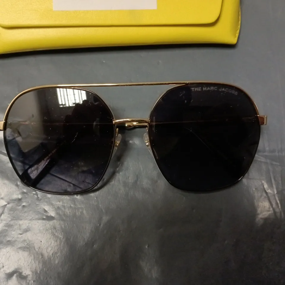 MARC JACOBS SUNGLASSES – GOLD-TONE AVIATOR FRAME