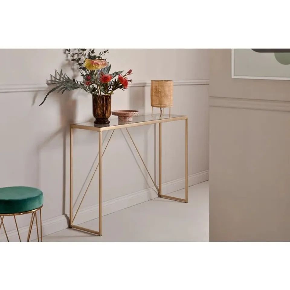 BOXED SHARTLESVILLE CONSOLE TABLE