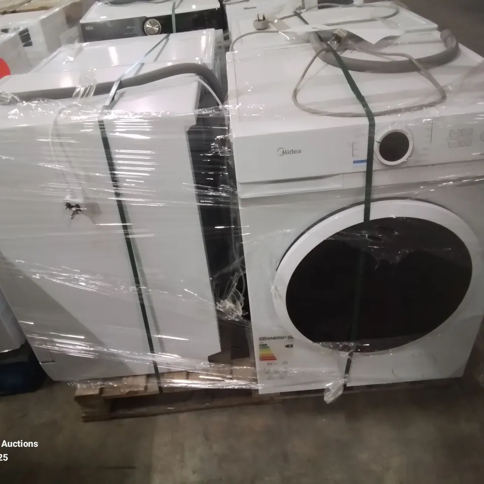 PALLET OF APPROXIMATELY 4 UNPROCESSED RAW RETURN WHITE GOODS TO INCLUDE;