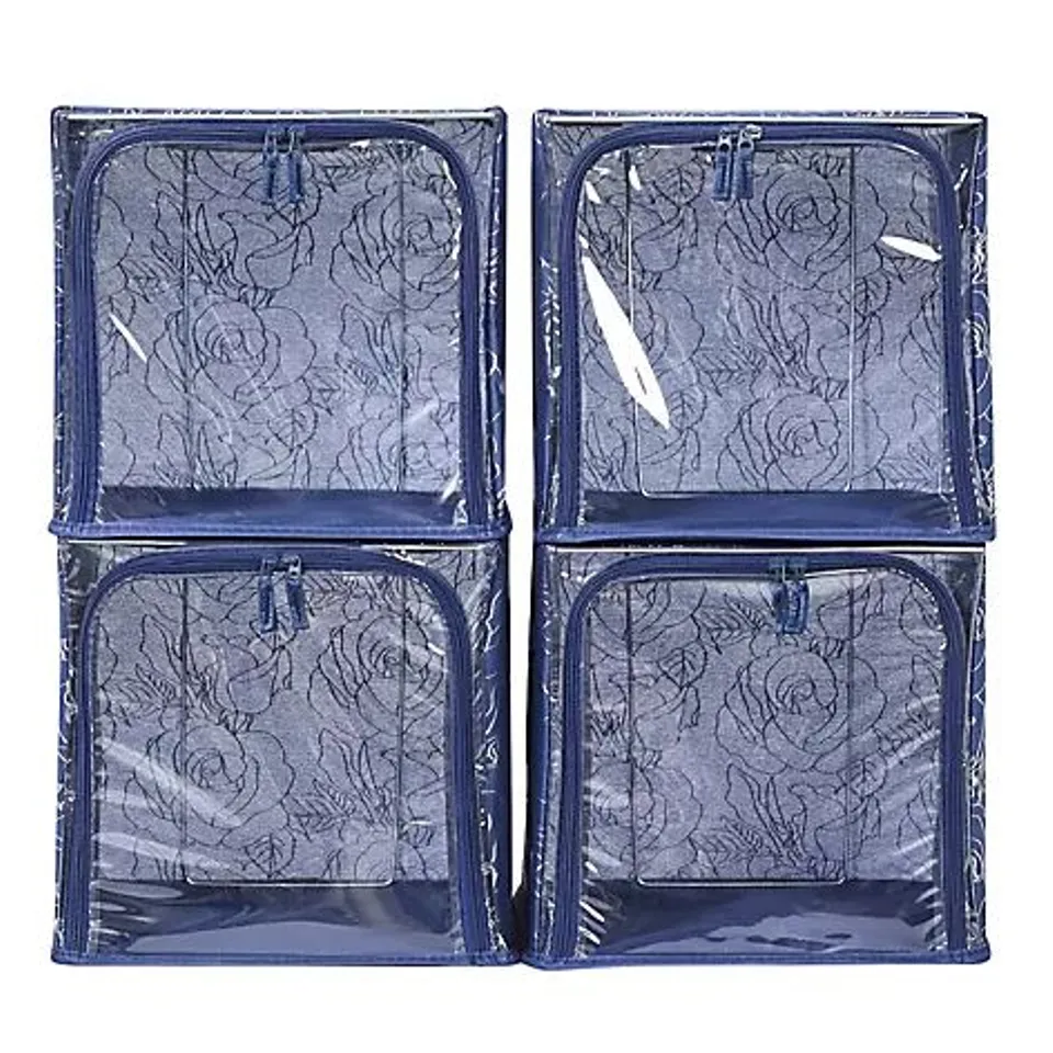 PERIEA SET OF 4 STACKABLE STORAGE CUBES